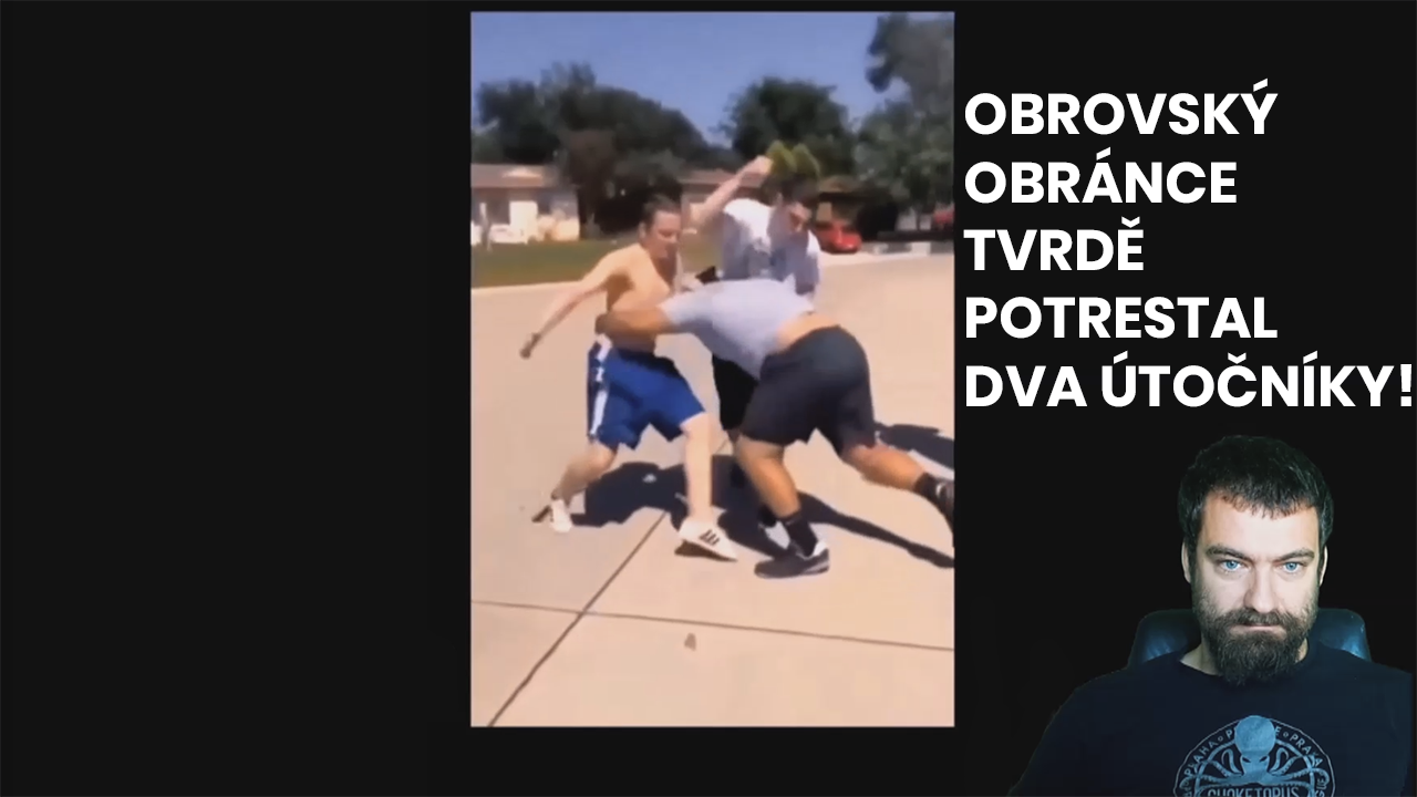 Videorozbor: Obrovský obránce těžce vytrestal dva mladé agresory | Stream