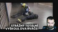 Videorozbor: Sekuriťák smetl dva rváče jako nic. Během pár vteřin bylo po bitce