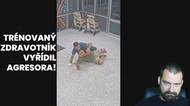 Videorozbor: Agresivní pacient napadl zdravotníka, narazil na zápasníka