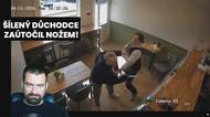 Videorozbor: Šílený důchodce zabodl nůž do neznámého mladíka, ten předvedl dokonalou reakci